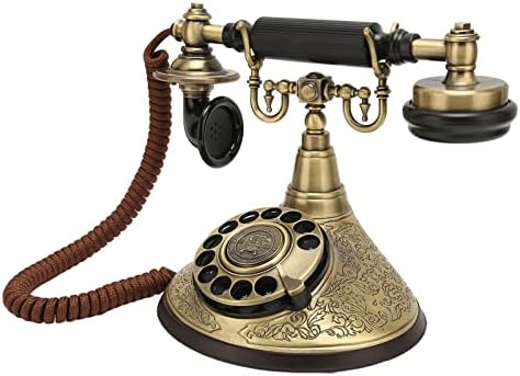 Ретро Ретро Телефон, Старомодна Антикварен Телефон с Превръщането набор от стаи, може да се Регулира силата на Звука за тона