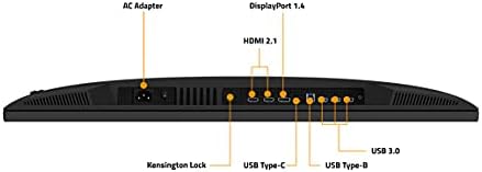 Гейминг монитор Gigabyte M32U-SA-R 32 с честота от 144 Hz, съвместим с 4K AdaptiveSync (дисплей SS IPS / 3840x2160 / време за реакция 1 ms (GTG) /1x Display Port 1.4 /2x HDMI 2.1 / 2x USB 3.0 / 1x USB Type C) (ОБНОВЕНА)
