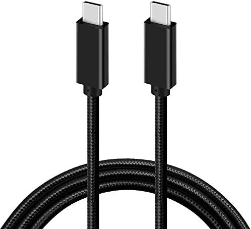 Кабел BoxWave, който е съвместим с ZTE Blade 10 (кабел от BoxWave) - Кабел DirectSync PD (3 фута) - USB-C-USB-C (100 W), кабел за зареждане