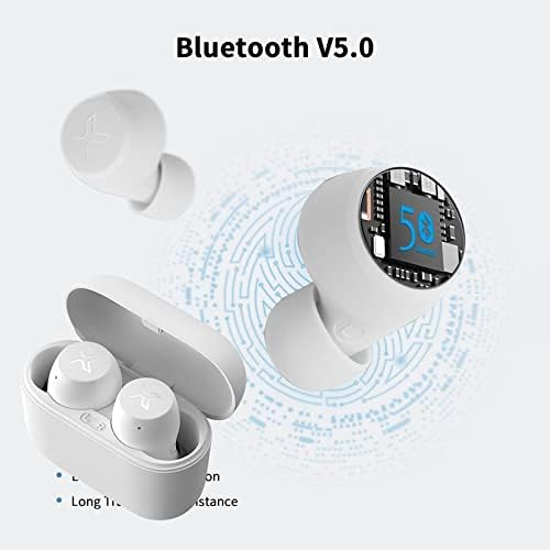 7HVXVr Истинска Безжична Bluetooth Слушалка в ухото Стерео Водоустойчива Спортна Интелектуална Слушалките с Шумопотискане за дълъг живот