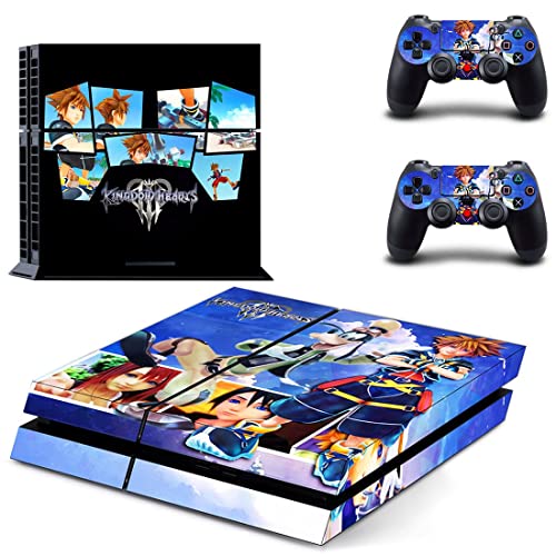 Ролева игра The Sora Kingdom, за PS4 или PS5, Стикер във формата на Сърце за конзолата PlayStation 4 или 5 и 2 Контролери,