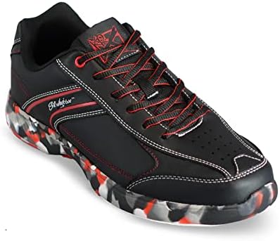 Мъжки обувки за боулинг KR Strikeforce Флаер Lite Червено Камуфляжного цвят с технологията FlexSlide