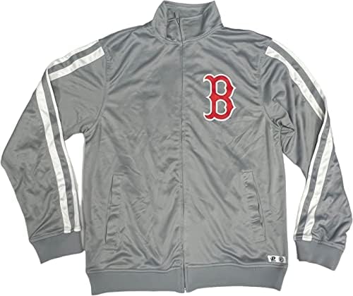 Мъжки тренировочная яке с цип с класически логото VF Boston Red Sox, Впитывающая влагата