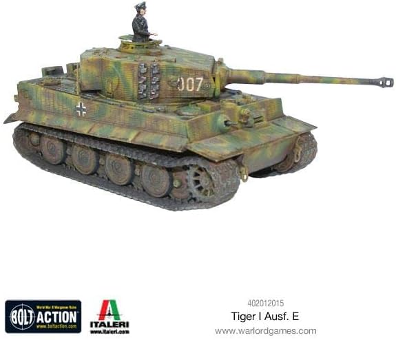 Комплект пластмасови модели Болт Action Tiger I AUSF E Heavy Tank 1:56 Втората световна война За военни Wargaming