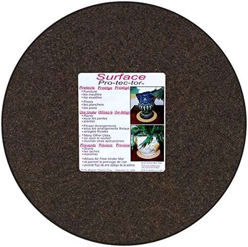 Подложка за растения от синтетична тъкан CWP MA-1400, 14 инча, въглен / орехово-кафяв (на етикета върху опаковката може да