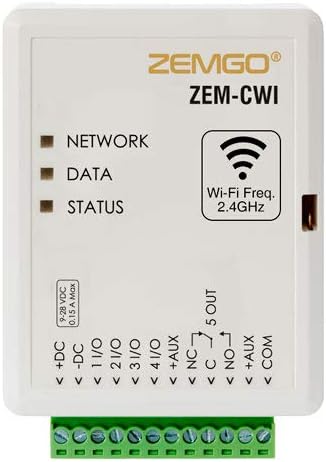 Универсален контролер Zemgo ZEM-CWI 2,4 Ghz Smart Mobile Wi-Fi за системи за контрол на достъпа с Android + приложение на Apple,