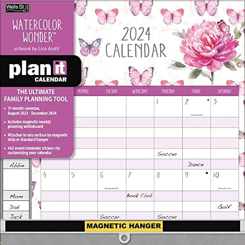 Календар WSBL Watercolor Wonder 2024 Plan-It™ (24997009190)