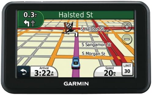 Преносим GPS навигатор Garmin nuvi 40 е с диагонал от 4,3 инча (само за САЩ) (спрян от производство производителя)