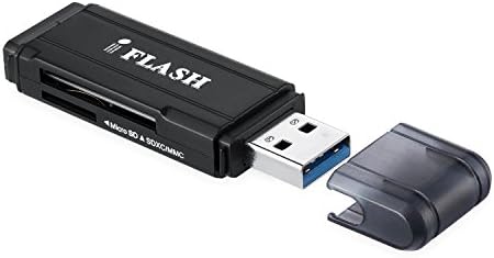 [2] Устройство за четене/запис на карти памет iFlash USB 3.0 с два слота за microSD - microSDHC - microSDXC - SDHC - SDXC поддръжка Пясък