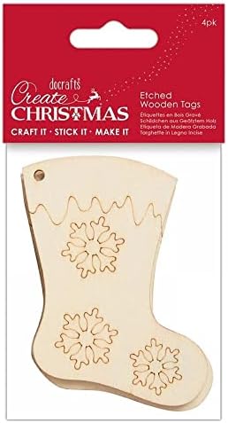 Създаване на етикети за подаръци за Коледа, Дървени, Един размер