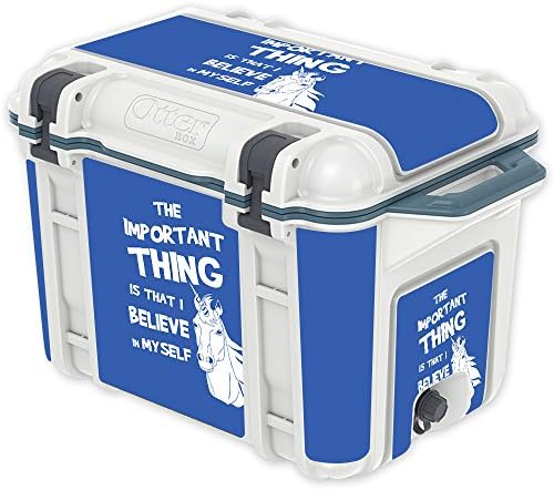 Калъф MightySkins (охладител в комплекта не са включени), Съвместим с охладител OtterBox Venture 45 кв. - Unicorns Believe