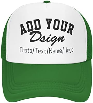 Персонални Шапка на шофьор на камион е Вашето Собствено Снимка Текстово Име Унисекс Потребителска бейзболна шапка на Татко Шапка за Мъже
