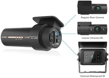 BlackVue DR900X-1CH Plus с microSD карта 64 GB | облака видеорегистратором 4K UHD | Вграден Wi-Fi, GPS, монитор напрежение