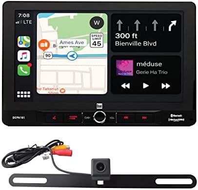 Двойна електроника DCPA101 10.1-инчов Apple Certified Carplay Android Auto | Авто стереоприемник с докосване на екрана на