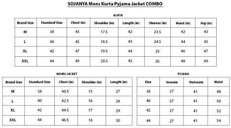 Sojanya (От 1958 г., мъжки пижами от копринени смес Златна курт и зелено яке Неру в комбинация