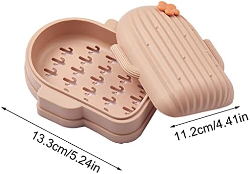 ZCMEB Кутия за източване на сапун под формата на Притежателите на гъби за Сапун с Капак за Дома за Кухненски Плотове, за съхранение в Банята