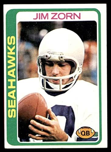 1978 Topps # 383 Джим Zorn Seattle Seahawks (Футболна карта) VG/БИВШ Seahawks Кал-Поли