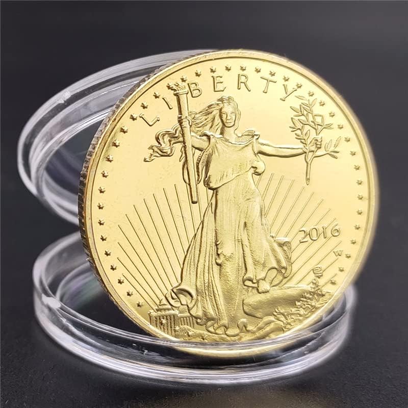 27 mm Монета Американски Орел, Възпоменателни Монети в щатски Долари, Златни Монети на Свободата, Подаръци За Монети с