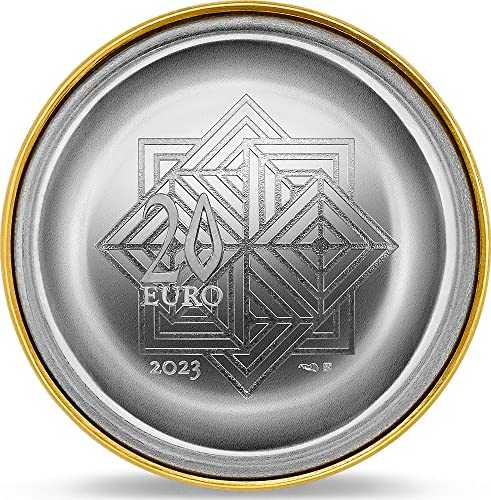 2023 Модерна Възпоменателна монета PowerCoin Macaron Pierre Hermé с тегло 1 Унция Сребърна монета от 20€ Евро Франция 2023 Без лечение