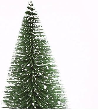Yoyorule Мини Коледно Дърво, Пръчка От Бял Кедър Настолна Малка Коледна Елха Мини Настолна Коледна Елха САМ Занаяти Начало