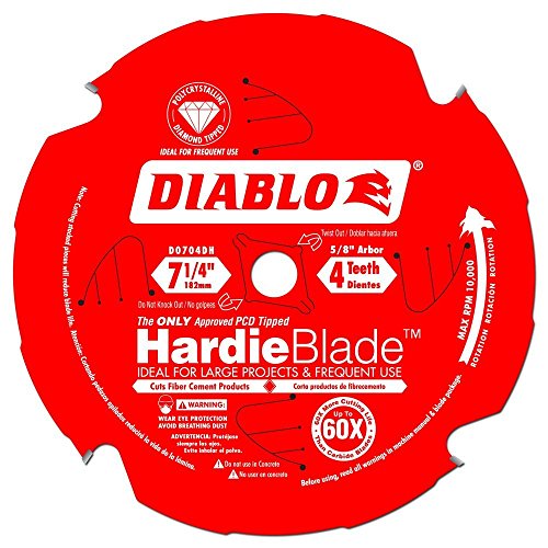 Diablo D0704DH 7-1/4 Твердосплавная дискова трион Diablo с ППР фитил