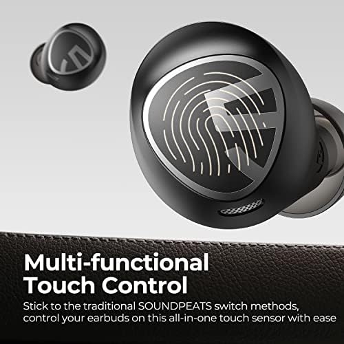 SoundPEATS Free2 класически безжични слушалки Bluetooth V5.1 с течение на времето на възпроизвеждане 30 часа Безжични слушалки в ушите,