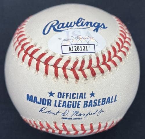 Джо Mauer 7 подаде оставка 15.06.19 С Подпис на Бейзболен JSA с Логото на пенсиониране - Бейзболни топки с автографи