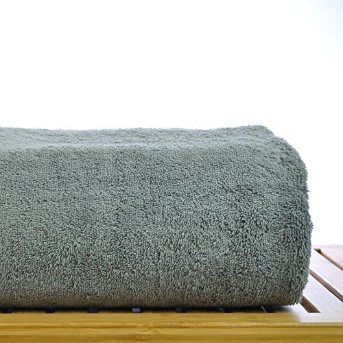 Кърпи за баня Chakir Turkish Linen от Турски памук Големи размери (40 на 80 см), Сиво