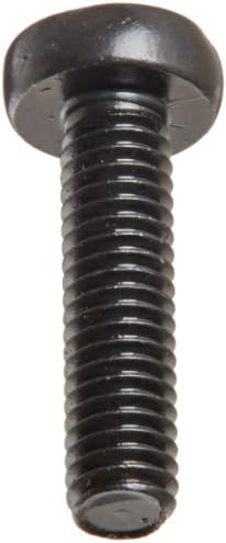 Винт за обработка на дребни детайли със стоманена глава M412D7985AB, покритие от черен оксид, отговаря на DIN 7985, е кръстовидна
