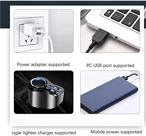 YZYOE USB Акумулаторна Шест светодиода Експертен Нефритови Оценка Фенерче, Бижутериен Фенерче, червена Светлина, Оценка на Бижута, Скъпоценни