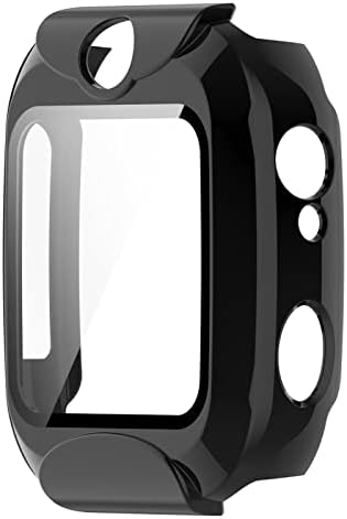 Защитен калъф за вашия КОМПЮТЪР с пълно покритие AWADUO Smartwatch с предпазно фолио от закалено стъкло, съвместим с Xplora XGO2, мек и