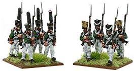 Черен Прах Наполеоновская Португалската Линейна Пехота 1:56 Военна Пластмасов модел Wargaming Kit
