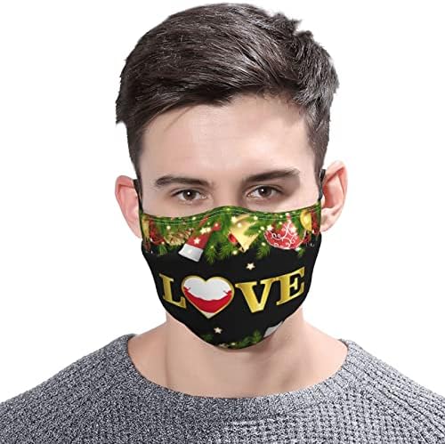 Типография ZALTAS Golden Love Великденския Остров Флаг Рапа Нуи Маска за възрастни (с 2 филтри) за Многократна употреба Тъканни маска Защитават Вашия Устата и лицето От пра?