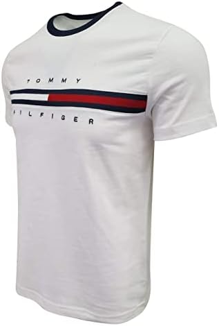Мъжки Обикновена Тениска с логото на Tommy Hilfiger с къс ръкав