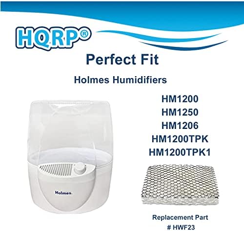Фитильный филтър HQRP от 2 опаковки, съвместим с Holmes HWF23CS/HWF23 Filter F за подмяна, подходящ за овлажнители HM1200, HM1250,