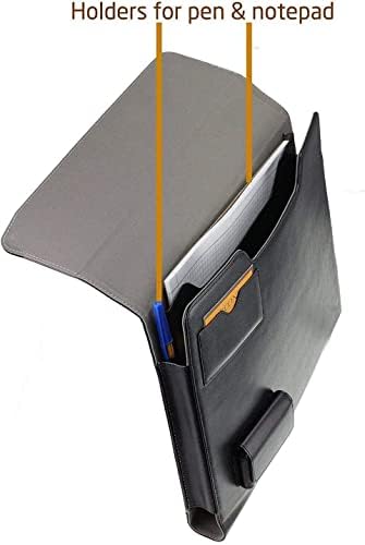 Калъф-за награда от черна кожа Broonel - Съвместими лаптоп Lenovo ThinkPad X1 Extreme Gen 5 16