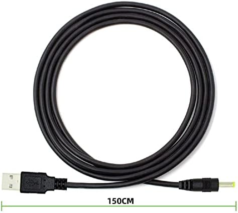 Cablecc 2 бр./лот 150 см 24AWG USB 2.0 Plug Type-A до 5 vdc 4,0x1,7 мм DC Мощност Кръг Штекерный Кабел