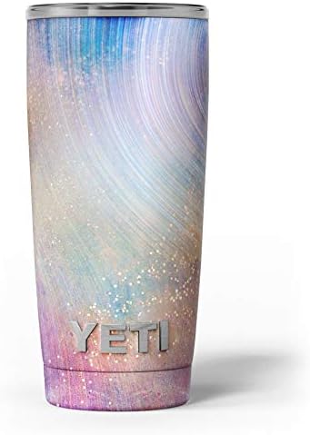 Дизайн Skinz Комплект винилови стикери с поцарапанной повърхност, боядисана в въртях вратовръзка, Съвместим с бокалами Yeti