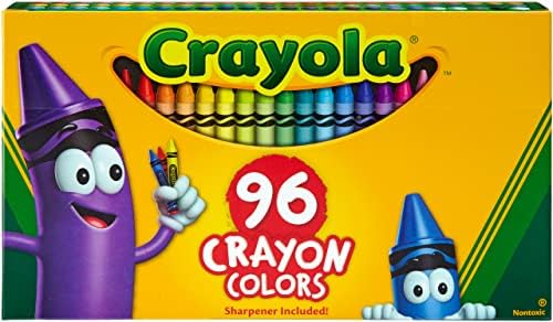 Класически цветни моливи на сгъваеми опаковки с острилка ви, 96 цвята