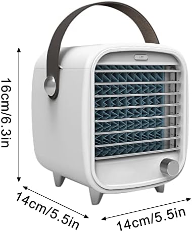 Изпаряване Мини-Климатик, Преносим Мини-климатик За Охлаждане на Спални, Малък USB Настолен Вентилатор за Охлаждане, един изпарителен