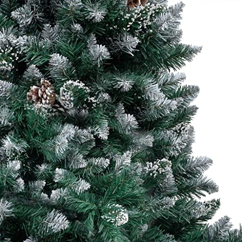 Изкуствена Коледна елха, Мини Коледна елха, Коледно дърво с Високо качество, в Луксозна Коледна елха с Бял сняг по върховете, или Празничен