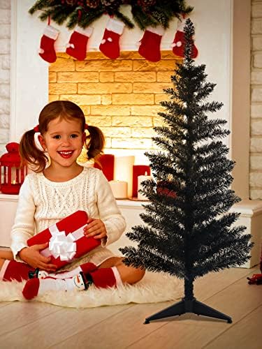 4-Подножието на Изкуствена Коледна елха със стойка - Противопожарна и е устойчив на атмосферни влияния, лесна за сглобяване на