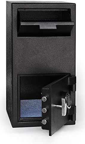 Templeton Сейфове Голяма кутия-сейф с електронна клавиатура и резервния ключ, 1,4 куб. фута