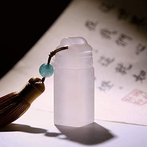 Личен печат на Японски Hanko Прз Гравиране на печат Hanko Китайски Подпечатан с Каменна Печат на Бял Квадрат с Пискюл На поръчка