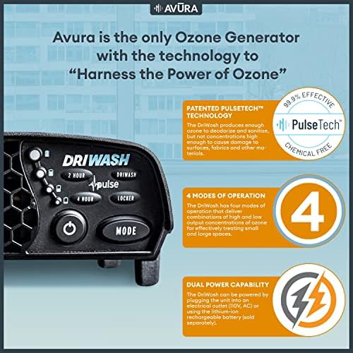 Генератор на озон DriWash: Нов PulseTECH™ Контролира O3 с помощта на микродоз вместо surge