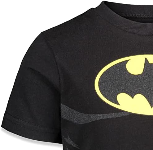 DC Comics Лигата на Справедливостта Жокера Батман Риддлер За Момчета 3 Опаковки Графични Тениски С Къс Ръкав