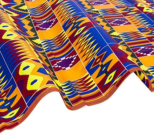 6 Ярда Африкански Тъкани Батик Памук Модерен Абстрактен Геометричен Модел за Производство на Облекло DIY Занаяти