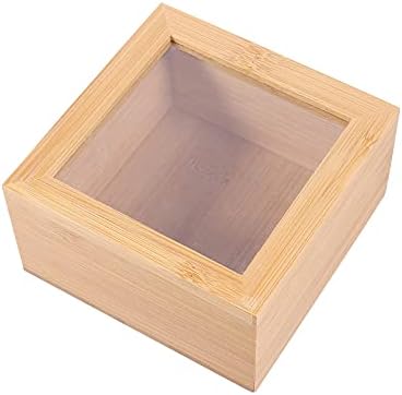 Cabilock Органайзер За съхранение на Дървена Кутия Дървена Кутия за Подарък Дървена Кутия За Съхранение на една Дървена Кутия Кутия За