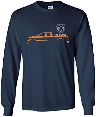 Тениска на Dodge RAM Truck с дълъг ръкав Heavy Duty V8 Pickup Truck Tee