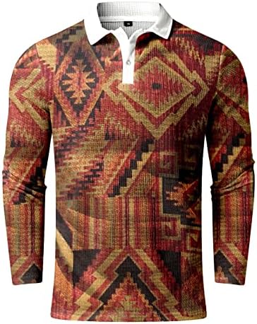 QIYIN Бизнес и Ежедневни Мъжки Есенно-зимна Риза с копчета с Ревери в Ретро стил, Ежедневни Бизнес Пълна Опаковка на Мъжки Ризи